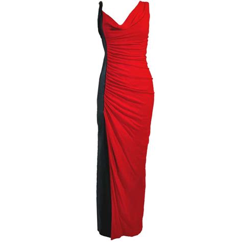 versace red evening gown|elegant versace evening dresses.